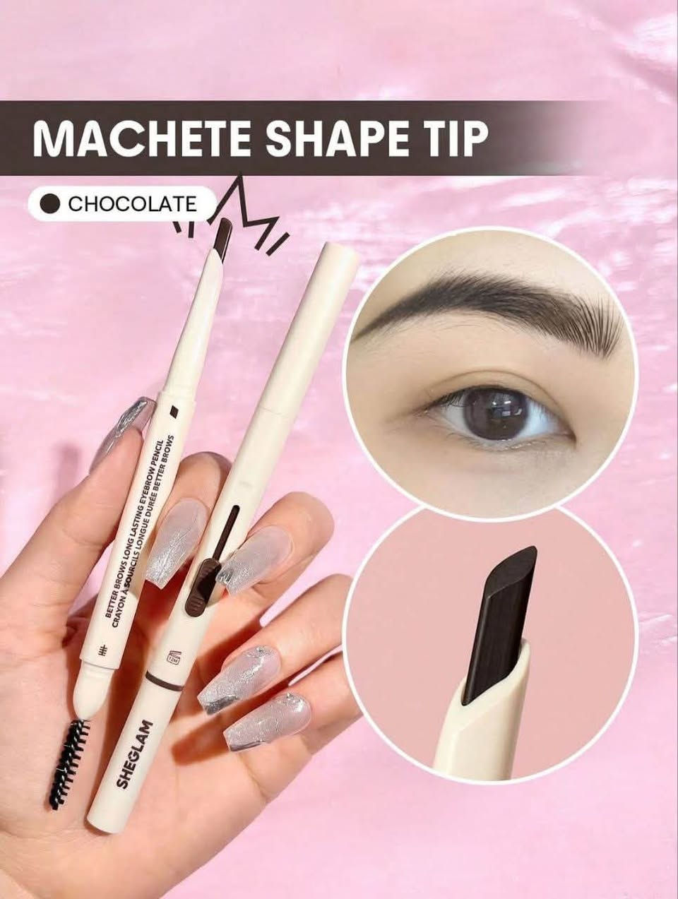 ⁨قلم حاجب شيكلام 🍫 🆕 SHEGLAM 
منتج سهل الأستخدام مميز جدًا بالرسم يرسـم الحاجب بلون بني 🤎✨ مع فرشاة صغيرة لتوزيع اللون ودمجـة 💫
ويملي فراغـات الحاجب بصورة طبيعية 
 • ثابت جدًا ضد الماء يدوم لفترة طويلة
• مستخلص مواد طبيعية لا تأثر على الحاجب
• أستغني عن جميع المنتجات من خلال منتج واحد🔴 
. توجد توصيل لجميع المحافظات العراق 🇮🇶🚚🚕للحجز والاستفسار يرجى التواصل عبر الخاص 📩💌توجد لدينا عروض خاصة وخصومات وهدايا 🎁😍


**إذا كنت صاحب هذا الإعلان وتريد حذفه لأي سبب، رجاءا أرسل رسالة إلى الدعم الفني**