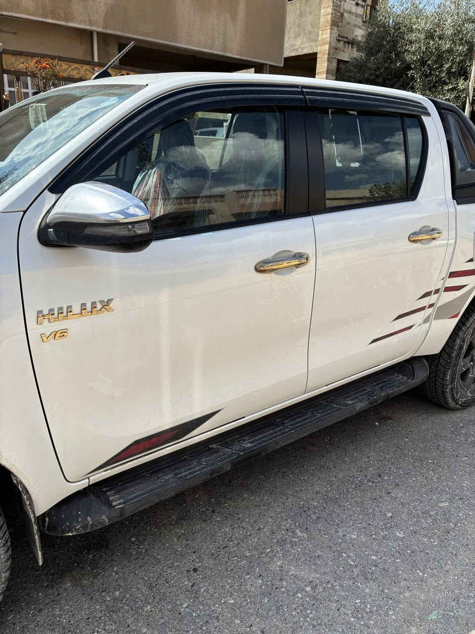 السلام عليكم
بيكب تيوتا 
موديل 2024
سيد نهرو 
محرك 6 سلندر 
السياره فول موصفات
السياره بشرط لا صبغ ولا تعديل بارد
ماشيه 27 الف اخت زيرو
السياره بسمي شرط التحويل ووكاله
السنويا لغاية 2030السعر 385 وبي مجال 
***********
***********
اخوان خاص ما اجاوب خبر وتدلل من عيوني
