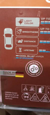 H4 • أوسرام ألماني • مستعمل قليل