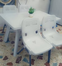 ميز طعام • ٤كراسي • ١٢٠×٨٠سم