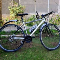 بايسكل ياباني حجم ٢٨ المنيوم خفيف جدااا مكاين ٣ ×٨  مستعمل بحالة جيدة ...