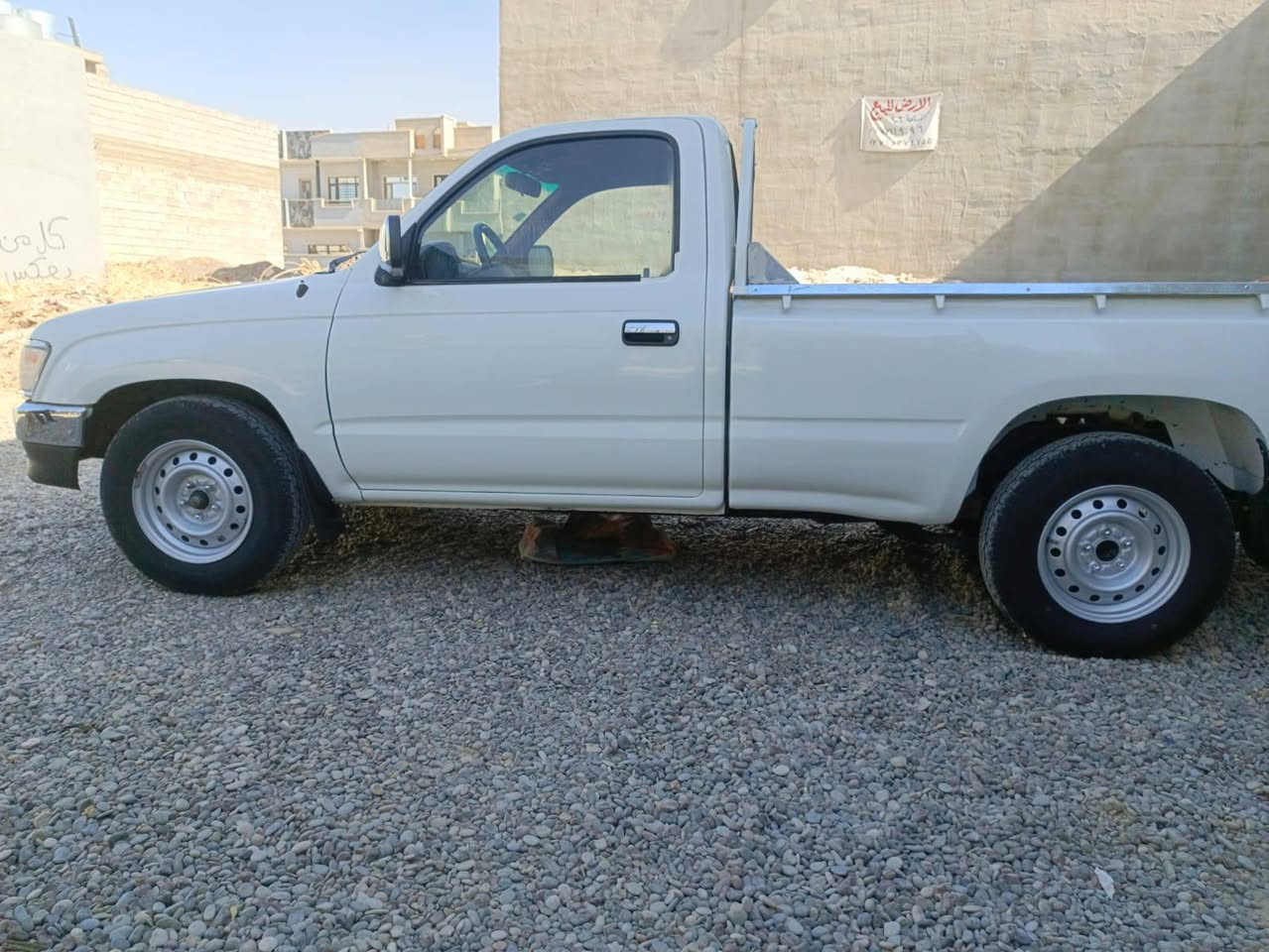 بيكب للبيع
موديل 1999
رقم صلاح الدين 
مصبوغ للجمالية فقط بدون ضرر 
تخم تاير باتري جديد 
تدفئة تبريد 
جام كهرب 
قفل مركزي 
محرك شرط 
دبل جكمجة 
داخل احمر 
خمسة جنكال 
GLX
اني مكلف بالنشر لحد يراسلني 
هذا رقم صاحب السيارة 
***********
