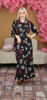 جديد موسم العيد 2026 فستان نسائي كلوشه 100سم خامه درجه  اولى سندريلا ا...