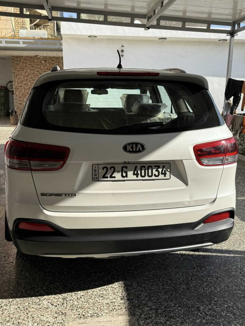 سورنتو ٢٠١٦خليجي مكفوله مكفول كفالة عامة لا ضربه ولا صبغ مواصفات فول ماعدا البنرامة  سياره  بصمه ابواب  بردات خلفيه ويل كروم تحكم ستيرن شاشه كبيره كامره خلفيه كشن جلد كهرباء حار بارد داخل بيجي تبريد بيانو حساسات خلفيه و اماميه عدسات ضوئية ٣ انضمه قياده ٧ راكب ٣قطع تبريد مكينه ٤سلندر ٢٤٠٠  وبيها مواصفات اكثر رقم اربيل دولي بسمي  تحويل ثانيوم هزه وفحص وسنويه جدد  وجديده بمعنى الكلمة سياره مال بيت أي نقص مابيها عنوان بغداد حي البتول ماشيه ٩٢ الف السعر184ورقة للستفسار*********** /***********
