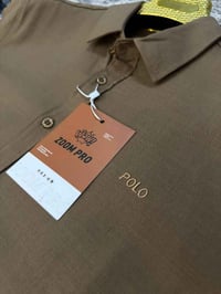 قميص بولو لينن • ٩ ألوان صيني • بدون كوي