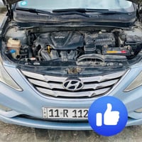 سوناتا امريكي 2011  محرك 2.4 Gdi بيها صبغ قطع اثر جراد ابيع حزام  عليه...