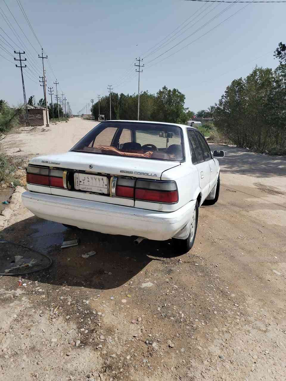 كورلا مديل 1991
تخم تاير
حدادة فول
كهربائي ات. شغالة من الدعاميه للدعامية عدا التبريد
لايت زنون هورن بوش
السنوية لل 27 صاحبة يمي. مدار ثاني يوم
مع وكالة
مكينة وكير مكفولات. ترايك كربلاء
السعر  40
المكان بصرة قضاء المدينة
***********
