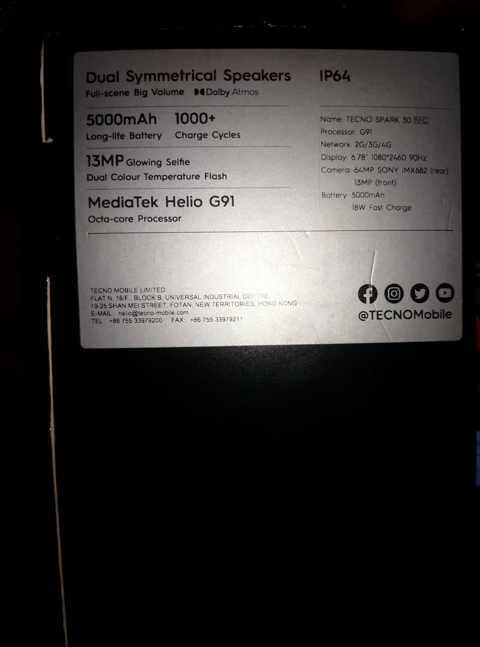 السلام عليكم سمارت 30 نظيف جدا ما مفتوح جديد هو مع ملحقاته كرتونه من عدا الشاحنه ب 200 ذاكره 512 طط مكاني بغداد العبيدي مذكور بالتفاصيل


**إذا كنت صاحب هذا الإعلان وتريد حذفه لأي سبب، رجاءا أرسل رسالة إلى الدعم الفني**