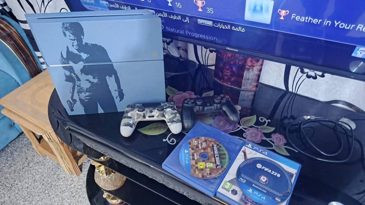 السلام عليكم. بليستيشن 4 فات نسخه انشارتد
زائد الاقراص 

ماين كرافت 

فيفا  23

روكتليق 

فورتنايت 

وغيرها من العاب 

السعر 250وبي مجال


**إذا كنت صاحب هذا الإعلان وتريد حذفه لأي سبب، رجاءا أرسل رسالة إلى الدعم الفني**