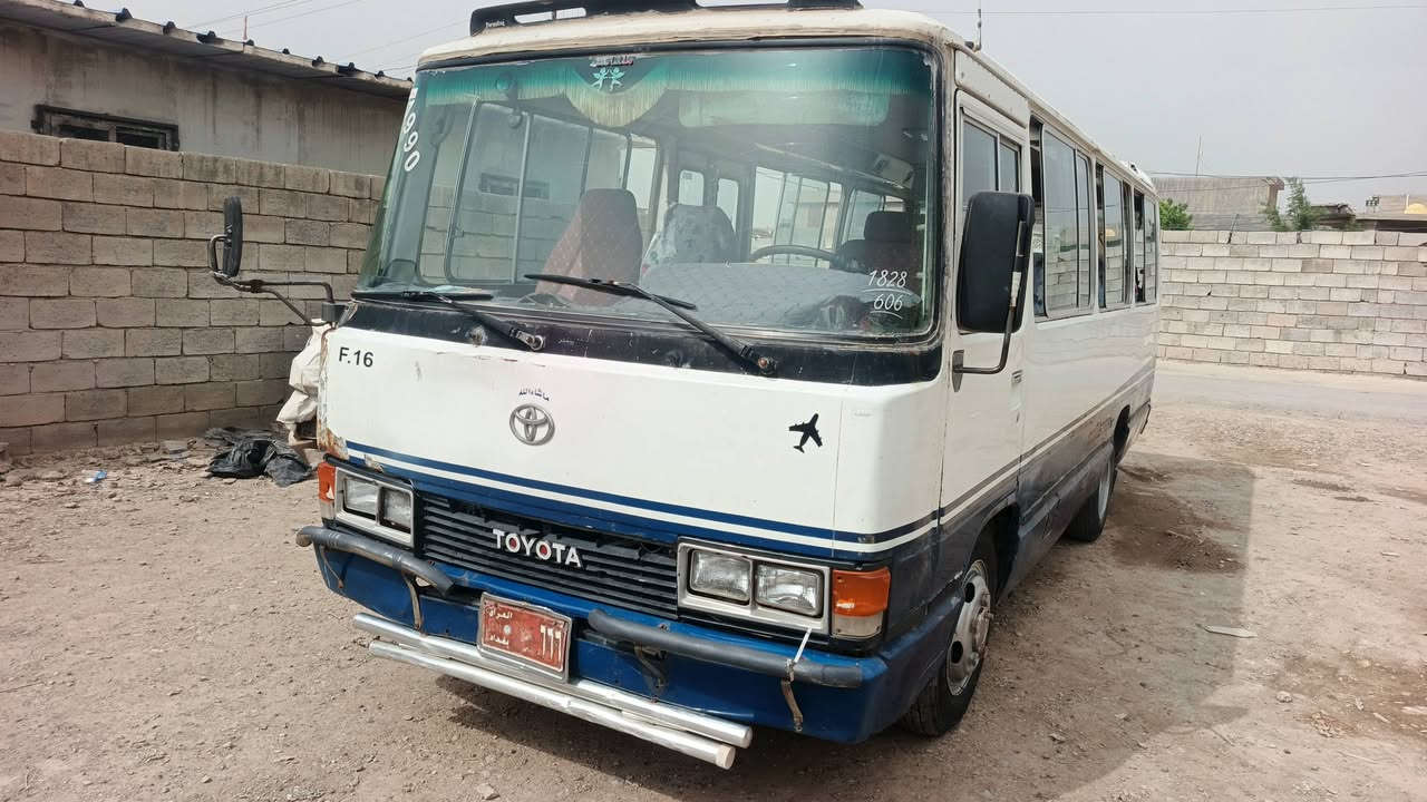 كوستر موديل 90 باور حداديه تخم تاير كل جديد باتري وداينمو جديد بس المحرك تنقيص قليل تحويل أو وكاله السعر 40 وقه للتصال ***********
