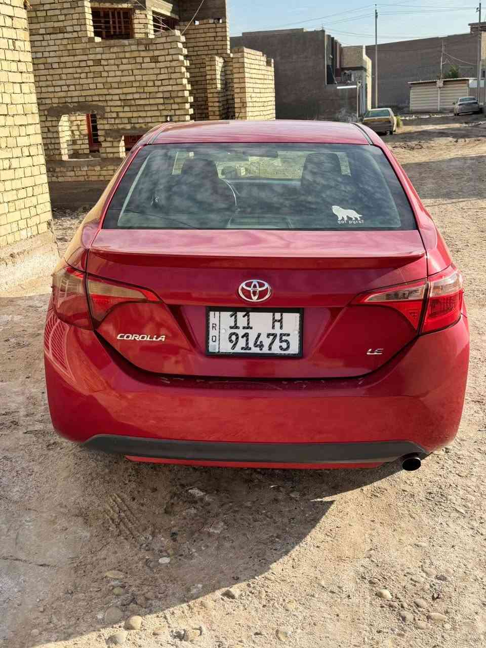 سلام عليكم حورلا ٢٠١٩ للبيع 
السعر ١٤٣ ورقه وبيهه مجال للطيبين
رقم بغداد الجديد بسمي 
ماشيه ٥١ الف
سنويه جديده بعدهه
حادثهه جاملغ خلفي وصندوك فقط بدون ايرباك 
مواصفات LE بجم كبس شركه 
گير ومحرك شرط برغي ممفتوح منهن
حجر صالنصه ورادار شرط موجودات 
الضرر واضح بالصور  
السيارة حيل نظيفه ومن الدعاميه للدعاميه شرط بدون نقص
عنوان السيارة بغداد الزعفرانيه واي استفسار اني خادم
***********
