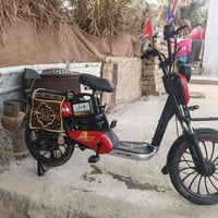 باسكل شحن AMR E-BIKE جديد استخدام قليل  بطاريه شركة  كهربائيات شغاله ك...