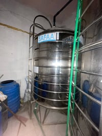 تانكيات نضيفات عدد 2 الواحد 5000 سل ستيل ضمان 10 سنوات  07777608714