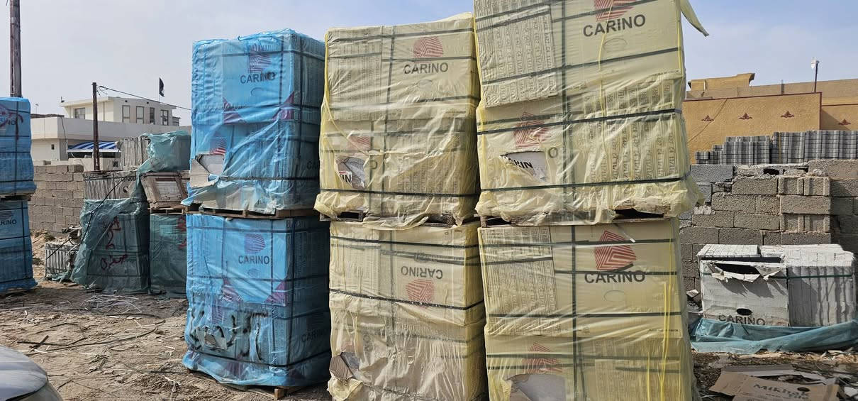 بسم الله وماشاء الله تعالى 🤲

تم وصول وجبة جديدة من #البورسلين و #السيراميك و #الالواح والخ...  

لدى #معرض_المصطفى_للسيراميك

* #لوح 120*60 جوكر (ارضي+جداري) هندي وأيراني 
* #بورسلين 60*60 ضخامة 13 ملم عدالة 100%
* ارضي #كراجات 40*40 ضخامة 13 ملم.  عدالة 100%
* سيراميك #جداري عجينة بيضاء (جوكر) للمطابخ والصحيات 
* سيراميك ارضي #صحيات 30*30 عجينة بيضاء (ثقيل+خفيف)

***********
***********

العنوان: واسط - قضاء الزبيدية - شارع الحي الصناعي - معرض المصطفى للسيراميك
