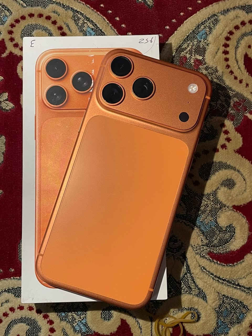 سلام عليكم
للبيع ايفون 17 برو ماكس 256 بطاريه 100 مكفول مشحون 10 مرات فقط كامل ملحقات نضافه 100
سعر 1875 وبي مجال ***********
