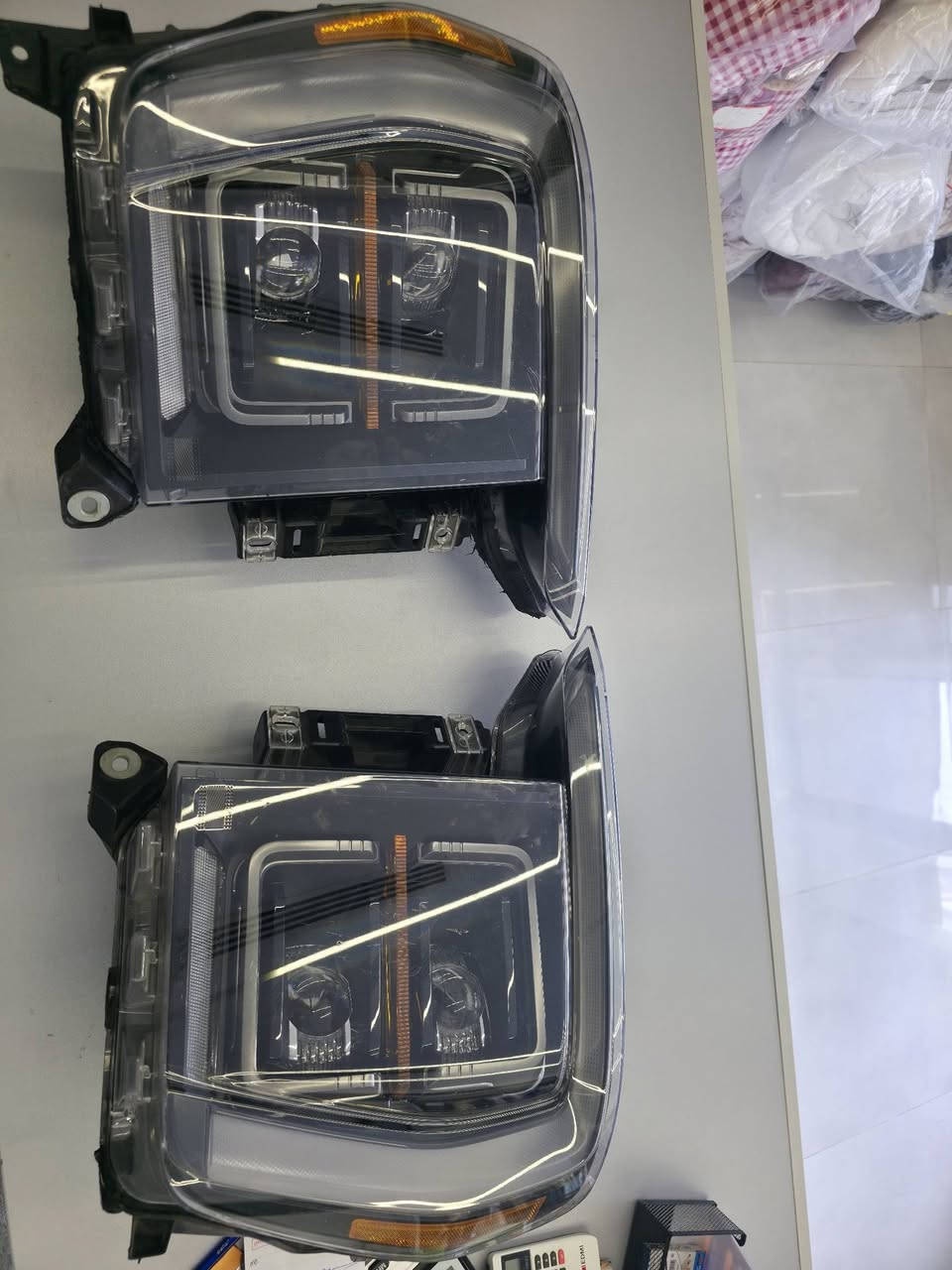 سلام، لایتات فورد F150 موديل 2021–2023.
اللایتات مال مواصفات لاريت، ما بيها أي مشكلة وتشتغل مضبوط.
الكارت مالها مو موجود. السعر 650 دولار قفل.


**إذا كنت صاحب هذا الإعلان وتريد حذفه لأي سبب، رجاءا أرسل رسالة إلى الدعم الفني**