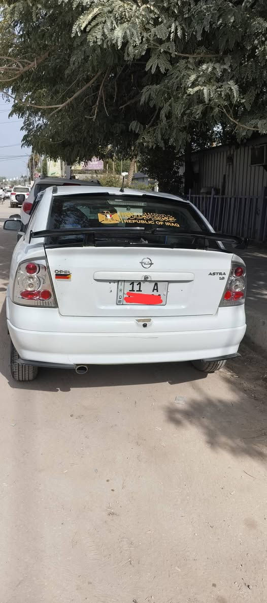 السلام عليكم.. اوبل استرا  موديل 2002  مكفوله من الدعاميه للدعاميه  عدا صبغ خشم الجاملق الامامي شبر. كير مكينه حداديه مكفولات مكينه 1600 مسكر  كير عادي  نشاط فول. تدفأه تبريد  جاهزه  رقم بغداد انكليزي تحويل مباشر  السياره جدا نضيفه مثل  ماشوف ب الصوره  السياره محدثه شاشه بلاديه  دوسات  زعانف  سبايدر  دمام صوت   السياره مفوله.. السعر 65  بيها مجال حك الجيه ***********  العنوان بابل جبله  . واكون موجود ب بغداد اثناء الدوام..
