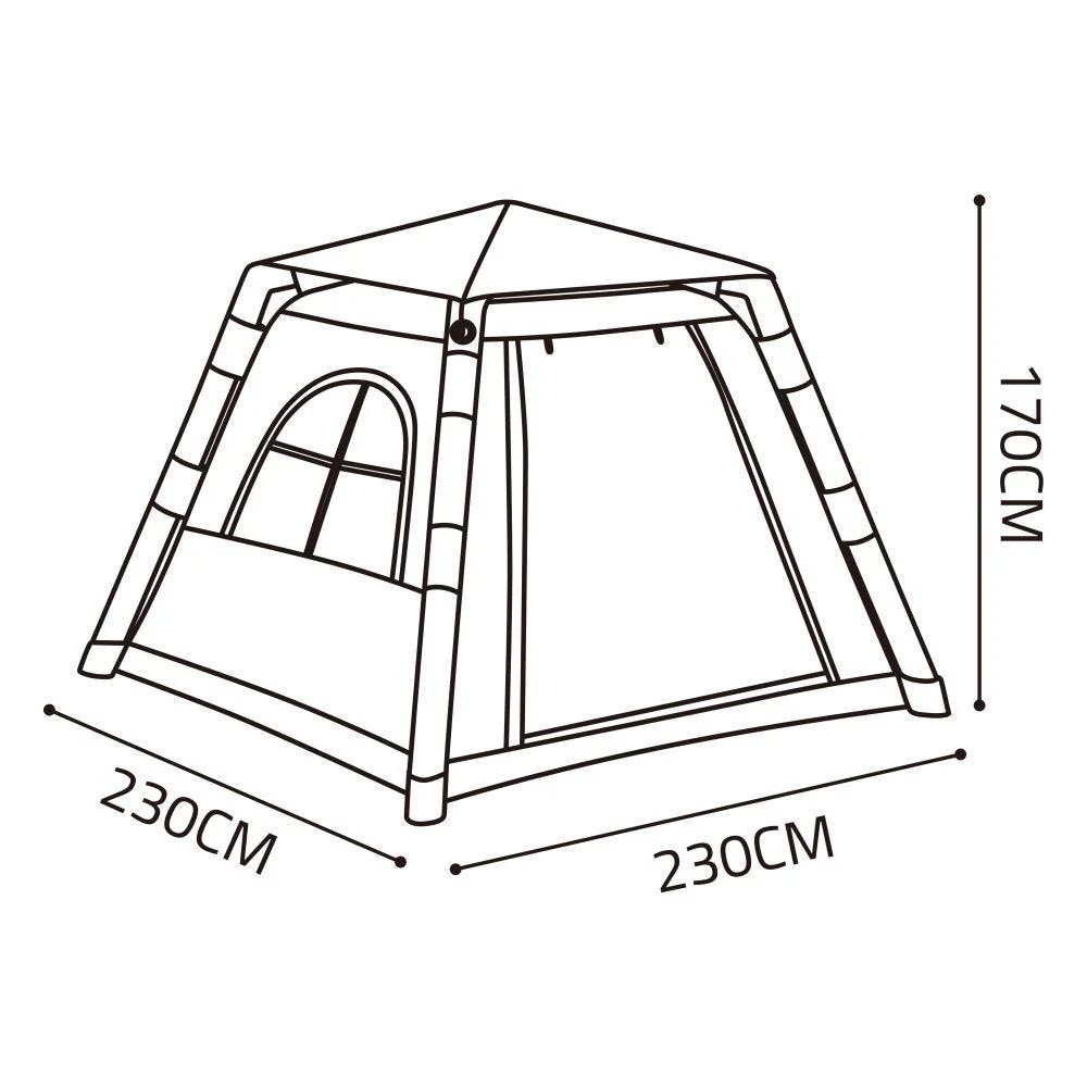 ️ خيمة نفخ جديدة غير مستخدمة
مثالية للتخييم والرحلات 🌿⛺

📏 الأبعاد: 230×230×170 سم
🎨 اللون: بيجي
🚪 تحتوي على بابين لسهولة الدخول والخروج
🪟 مزودة بشباكين للتهوية الممتازة
🦟 شبكة ناموسية على جميع الفتحات والسقف للحماية من الحشرات

📦 كاملة المعدات:
✔️ أوتاد
✔️ أعمدة
✔️ منفاخ نفخ

✨ تصميم عملي وسهل التركيب، مناسب للرحلات البرية والجلسات العائلية �


**إذا كنت صاحب هذا الإعلان وتريد حذفه لأي سبب، رجاءا أرسل رسالة إلى الدعم الفني**