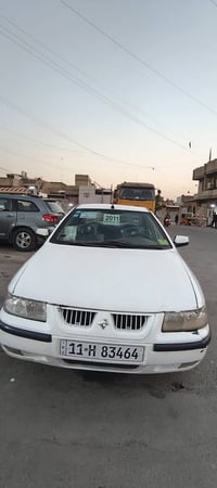 سمند موديل 2011 للبيع خصوصي رقم انگليزي مصفرة غرامات شرط تحويل جاهزة م...