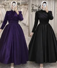 فستان بنفسجي • قياس 44 • ملبوس مره وحده