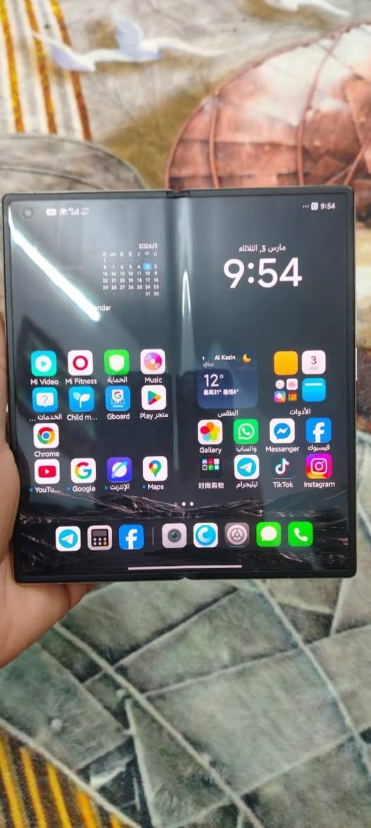 شاومي مكس فولد 3 ذاكره 512 رام 16 جدا نظيف بعده ما معرب شريحتين معالج سنابدراغون 8 جين 2 الشاشه المزدوجه 8.03 انج  اكبر من شاشة سامسونك فولد 7 
السعر 700 الف قفل . الي يناسبه السعر يتصل على
***********
