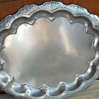 صينيه استيل • قديمه • ٤٨سم