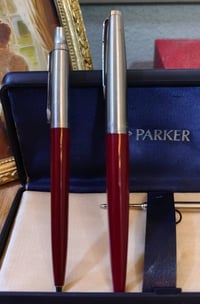 مجموعة باركر • فنتج الثمانينيات • قلم ريشة وجاف