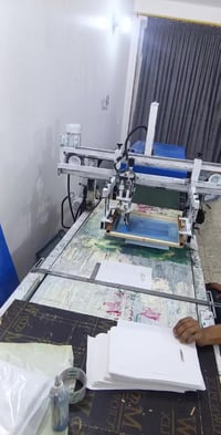 مكينة سلك سكرين • ٨٠×٥٠ سم • مجفف ٨ شمعات هالوجين