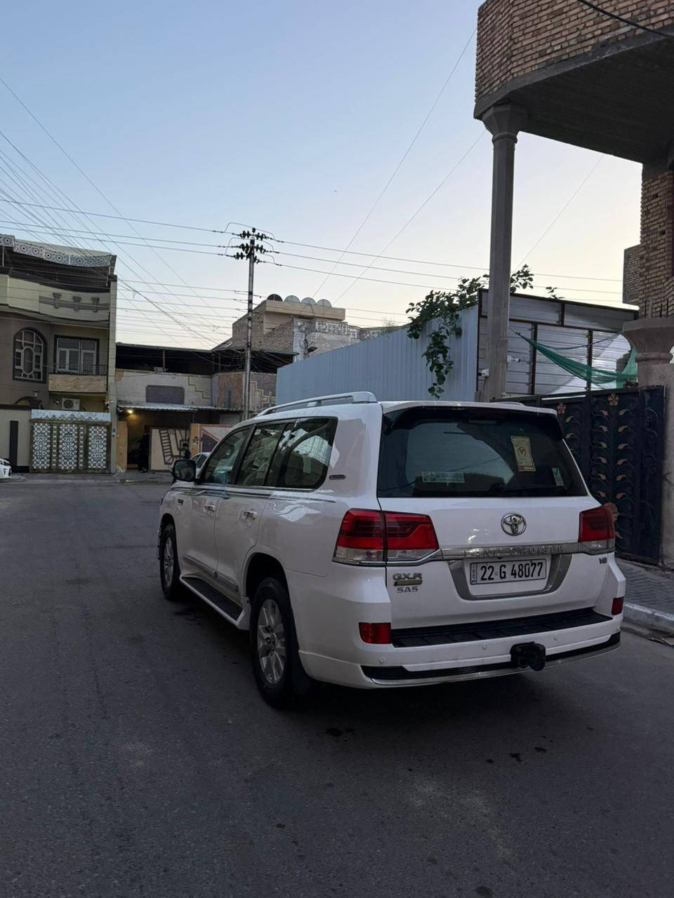 سلام عليكم
لاندكروز 2018 گاز (ديزل) gxr فئة الگراند تورك كفالة من الضربة والصبغ والتبديل ماشية 140 الف فول مواصفات رقم اربيل انكليزي 
رقم هاتف ***********
مكاني بصره ياسين خريبط
