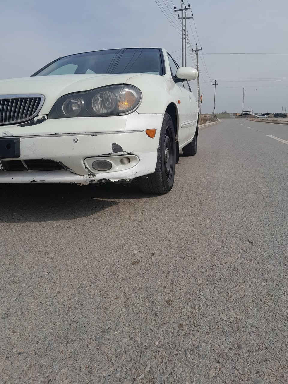 السلام عليكم 
نيسان مكزما مديل 2000
رقم بغداد تحويل مباشر 
كير مكينه مكفولات 
حجم المكينة 3000
صدر نص عمر 
كهربائيات بلاديه كله شغاله 
تبريد ثلج 
السيارة بلاديه كله بيه طخه يم قبق البانزين بدون دواخل 
شواصي لغود تكم حوض مكفولات السيارة خير من الله شرط ترايك وين متريد مكاني ديالى الخالص السعر 45 وبيها مجال ***********
