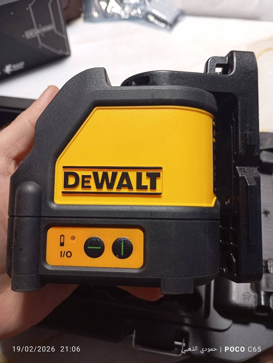 كبان ليزري DEWALT 

بطاريات جديد لك 
سعر 25 للحجز خاص


**إذا كنت صاحب هذا الإعلان وتريد حذفه لأي سبب، رجاءا أرسل رسالة إلى الدعم الفني**