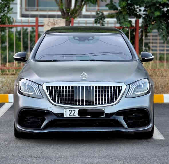 * للبيع او المراوسس

* Mercedes-Benz 

* S-Class 63s AMG 2016

* 🇩🇪kit maybach

* سعر :- 410$ بلاششششششش

* الفئة : اس كلاس 

* الموديل:63 إس

* الطراز : Amg 

* سنة الصنع : 2016 

* المسافة المقطوعة : 133.000 KM

* نوع ناقل السرعة : اوتوماتيك سبورت

* عدد السلندرات : 8 سلندر

* حجم المحرك : 5.5 لتر 

* القدرة الحصانية : 577 حصان 🚀

* السرعة القصوى 330 km ✈️

* توين توربو 

* نظام الدفع : خلفي 

* دبلات جك هواي 

* نوع المقاعد:جلد- كهربائي - تدفئة - تبريد

* فتحة السقف:بانوراما

* وسادات هوائية : 9

* اربع ويلات و تايرات بيلادي شديت 

* رقم اربيل 

*  سيارة مسوين كامل صبغ  مات للجمالية بدون حادث بدون اي شيء

* مكان السيارة : رانيه بعد اربيل 

* للاستفسار الاتصال على هذا الرقم 

* ***********

* ***********

* #############################

* فرۆشتن و گۆڕینەوە 

* Mercedes-Benz S-Class 63s AMG 

* 2016🇩🇪 

* kit maybach

* Amg بلاد

* نرخ :-  410$ و  بلاششش

* جؤر:ايس كلاس 

* موديل:- S 63

* سالي دروست كردن: ٢٠١٦ 

* رؤشتن:- 133 هه زار كليومتر

* ٨ بستؤن توين توربو

* حجم المحرك : 5.5 لتر 

* القدرة الحصانية : 577 حصان 🚀

* السرعة القصوى 330 km ✈️

* تون توربو 

* به رمه جه. كراوه 

* مواصفات فول فول 

* بانوراما 

* كوشن جلد  و سارد و كه رم 

ده كا شه فت و صنودق جه ك و رادار و هتد..

سياره كه:-كامل صبغ كراوه به مات بؤ جواني له سه ر ساغي بى ده عم و بى ليدران

***********

*********** السليمانية

