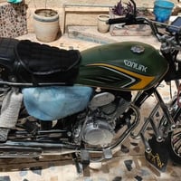 دراجه ايراني للبيع  محرك 150 cc لون الدراجه زيتوني  ماشيه 850  دراجه ز...