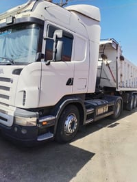سكانيا 2008 • شاحنة سكانيا • scania 420 • سكانيا كير عادي • تريلة سكان...