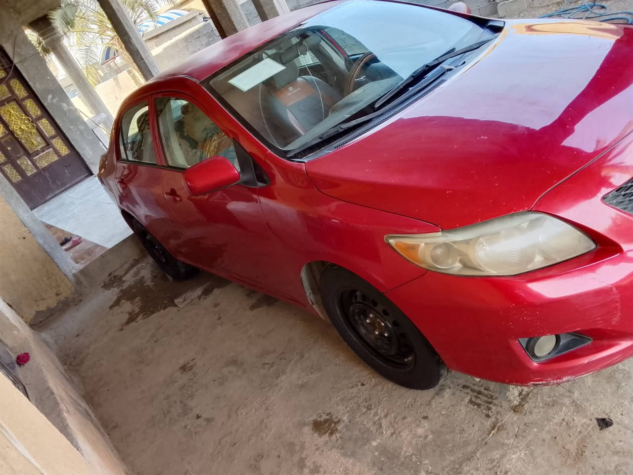 سلام عليكم سيارة كورولا موديل ٢٠١٠ امريكي بيهة ٣ قطع مكاني بغداد تاجي رقم ***********
