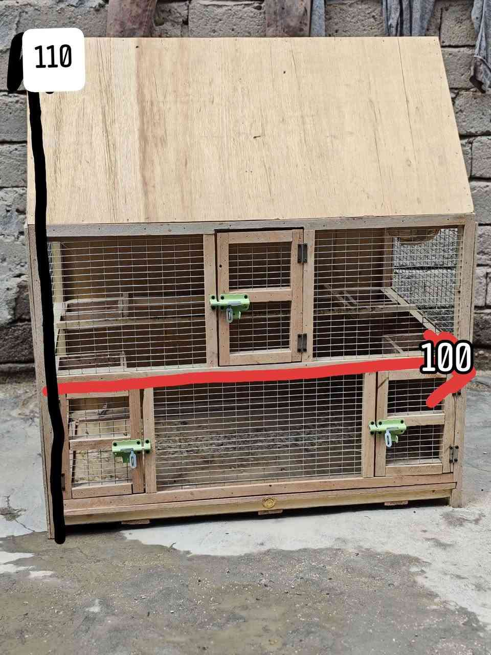 السلام عليكم.؟ قفص بلابل للتبزير شاهد لله قفص قوي وجديد سعره (60 الف)
معالف _4
اعشاش_4
ابواب_3 
جرار تنضيف
مكاني الهوير توصيل ماعندي بي مجال بسيط رقمي ***********
