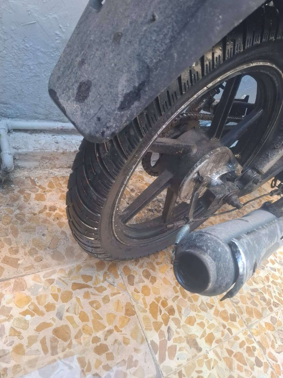 سلام عليكم
دراجه سيام بيه دخانه ستان مابيه ولا دواسات مال رجل
تايرات جدد جوبلس قبل يومن شديتهن
تشتغل نص هندر
ب150 كوم حديد بس اطيكياه شغاله شلعه ومعدل كلش قوي
مكاني طالبيه قرب فلكه 83
***********
