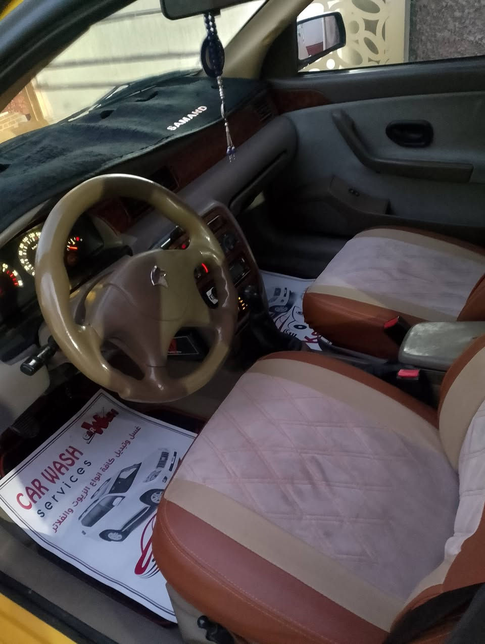 السلام عليكم سيارة موديل 2012 سيارة جديدة لاضربة ولاتبديل ولاصبغ سيارة عل وضع الشركة  مكينة وكير وصدر وتخم تاير وتبريد دوشمة كله جديد المكان بغداد جميلة اتصل عل رقم ***********
