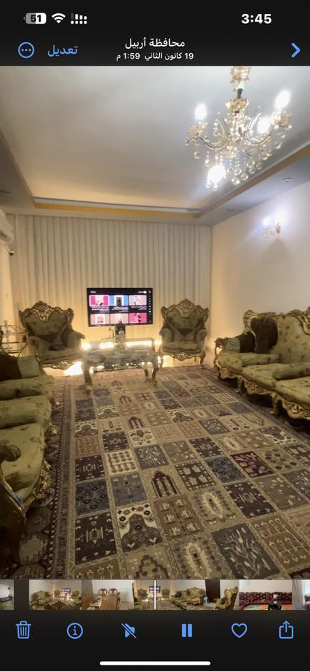 السلام عليكم 
اثاث بيت مستخدم للبيع كل من وسعره واذا كلهن يوجد خصم خاص
تخم دمياطي مصري اصلي شغل ايد مع الطبلات ينرادله بعض المللحظات1250.000
غرفة النوم الكبيرة 1250.000
غرفة الاصغر منهه 400.000 لان ينرادلهه بعض التصليحات

ميز طعام خشب زان 8 كراسي انتيكة 500.000

كعدة عربية تفصال واسفنج ضغط عالي 200.000 
كاونتر خشب تركي 500.000

مكانهن بغداد الكرخ للاستفسار *********** موجود واتساب
