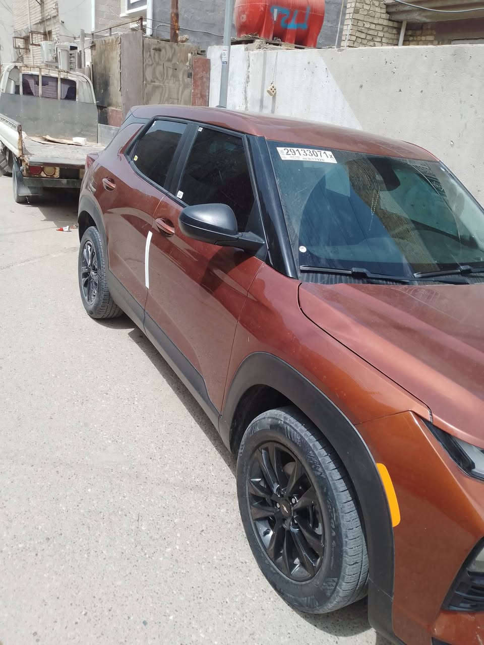 السلام عليكم للبيع ترل بلايزر موديل 21 السياره حادثه جاملغين وبنيد RS مكينه 1300 السعر دفتر 100 ورقه مكان السياره بغداد مدينه الصدر *********** رقم اربيل بسمي
