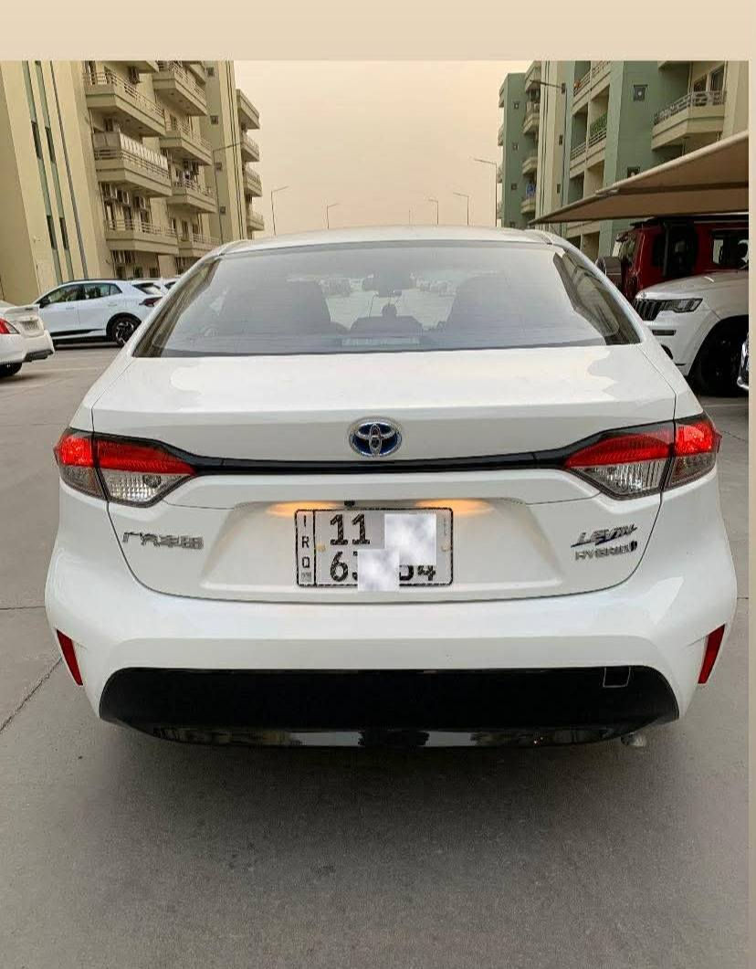 تيوتا كورلا هايبرد 2024
فول مواصفات للاخير 1/1
عداد المسافه  6 الاف  اخت الزيرو 
مكفولة كفالة عامه من كلشي 🤩

عليهه حمايه PPF للدعاميات والمازده حمايه من الخدوش والضربات لمده 10 سنوات

المواصفات 
دخول ذكي عل ابواب

كشنات مخمل

كامرة خلفية 

ابل كار بلي 

رادار + تحديد مسار + مثبت سرعه + قياده شبه اليه

بصمات عداد 2

فتحة سقف

شاشه كبيره

اوتو هولد 

هاند بريك بصمة

مكان السيارة بغداد 
رقم صاحب السيارة 
***********

السعر :: اطلبه بالتعليقات يصلك خاص 📩

#ادارة_الصفحه ⚡

ملاحظه / 🔴
مدير الصفحه غير مسؤول عن بيع وشراء واصوليات السياره نحن صفحه لعرض السيارات فقط.
