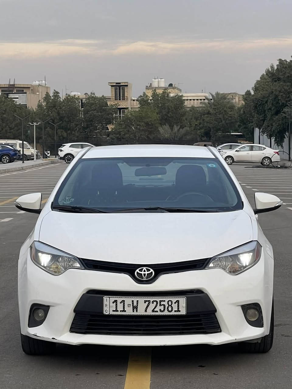 كورلة ٢٠١٤ وارد امريكي 
سعر ١١٤ بيهة مجال شراي 
حادثة جنطة بدون دواخل بيهة صبغ باب جملغ بلعراق
موصفات نص فول 
تحكم ستيرن جهتين مانع نزلق كروس سرعةليت زنون
شاشة جبيرة كامرة خلفية
سيارة جاهزة ما بيهة نقص
ماشية ١٢٠ 
رقم بغداد دولي تحويل ثاني يوم
مكان سيارة بغداد الشعب
رقمي ***********
