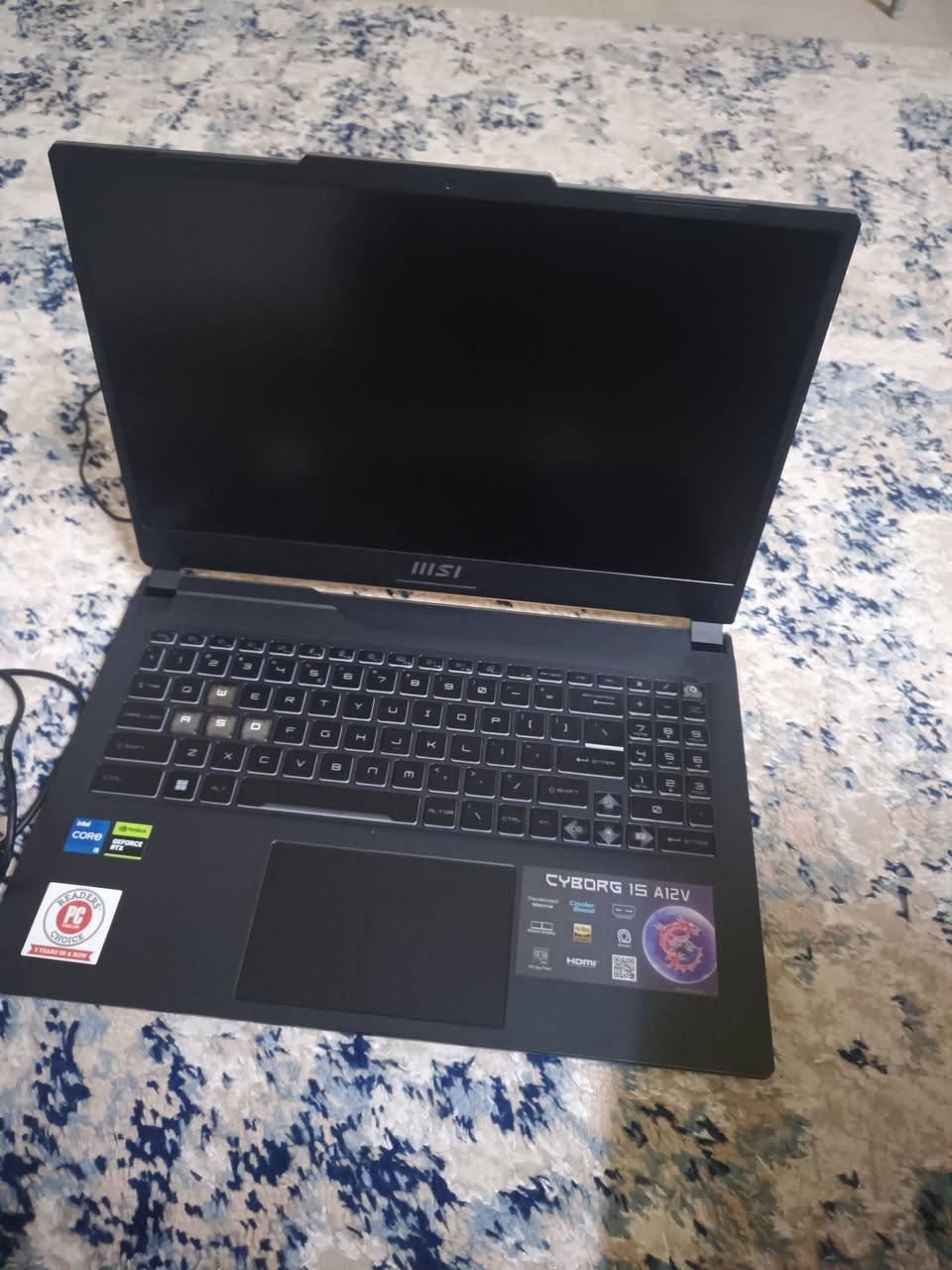 MSI Cyborg
‎I5 gen 12H
‎16 RAM DDR5
‎RTX 4060 8gb  (45watts) 
‎1Tb SSD Nvme 
‎
‎لابتوب جيمينج مع مروحة  للبيع نضيف ما بيه اي مشاكل سعره مليون و ٢٠ الف توصيل لكافة المحافظات


**إذا كنت صاحب هذا الإعلان وتريد حذفه لأي سبب، رجاءا أرسل رسالة إلى الدعم الفني**