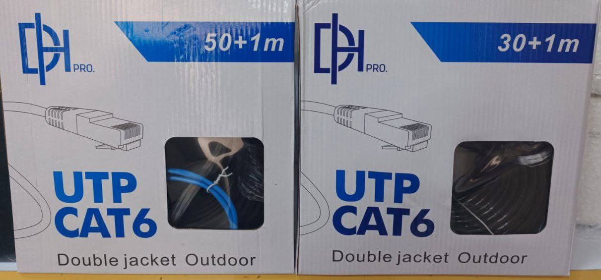 كيبل DH
10m, utp,
♦ السعر   2.500  
20m, utp, 
♦ السعر   4.000 
30m, utp
♦ السعر    6.500
40m, utp
♦ السعر   8.000 
50m, utp
♦ السعر   9.500 
20m, sftp 
🪻  السعر  6.000
30m, sftp
🪻 السعر 12.000 
40m, sftp
🪻 السعر  15.000
50m, sftp
🪻 السعر  19.000 
60m, sftp
🪻 السعر  20.000
70m, sftp
🪻 السعر  23.000
توجد📮 خدمة توصيل خلال 24 ساعة للاستفسار والتواصل ***********📞
