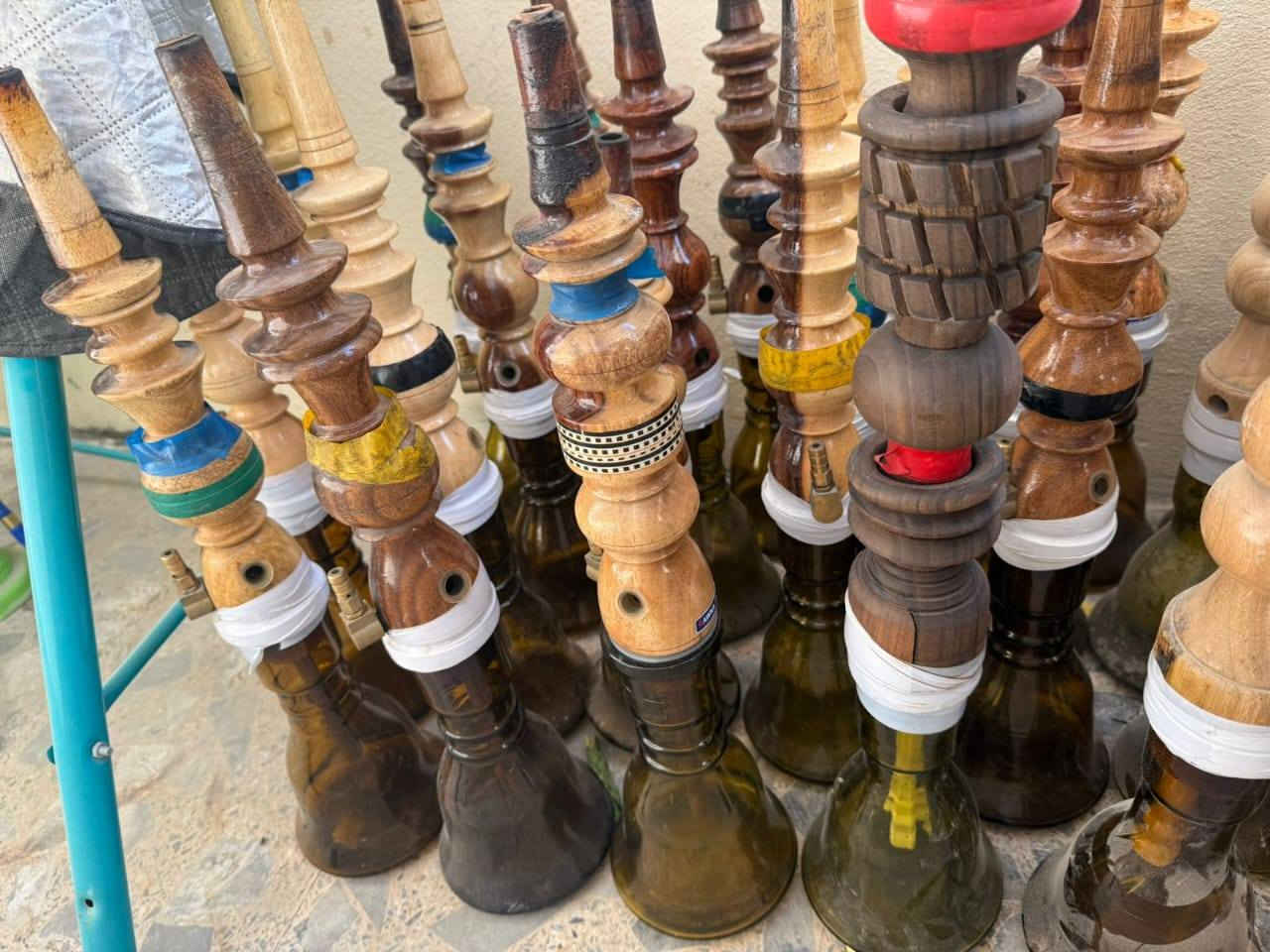 نراكيل للبيع كاملة أكو بكارات صاج واكو صاج داخل نحاس كاملات هنه وغراضهن الاستفسار 
***********
