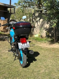 لبيع دراجه شاينك لون سمائي دراجه ماطلع بس على كد ترقيم دراجه زيرو بمعن...