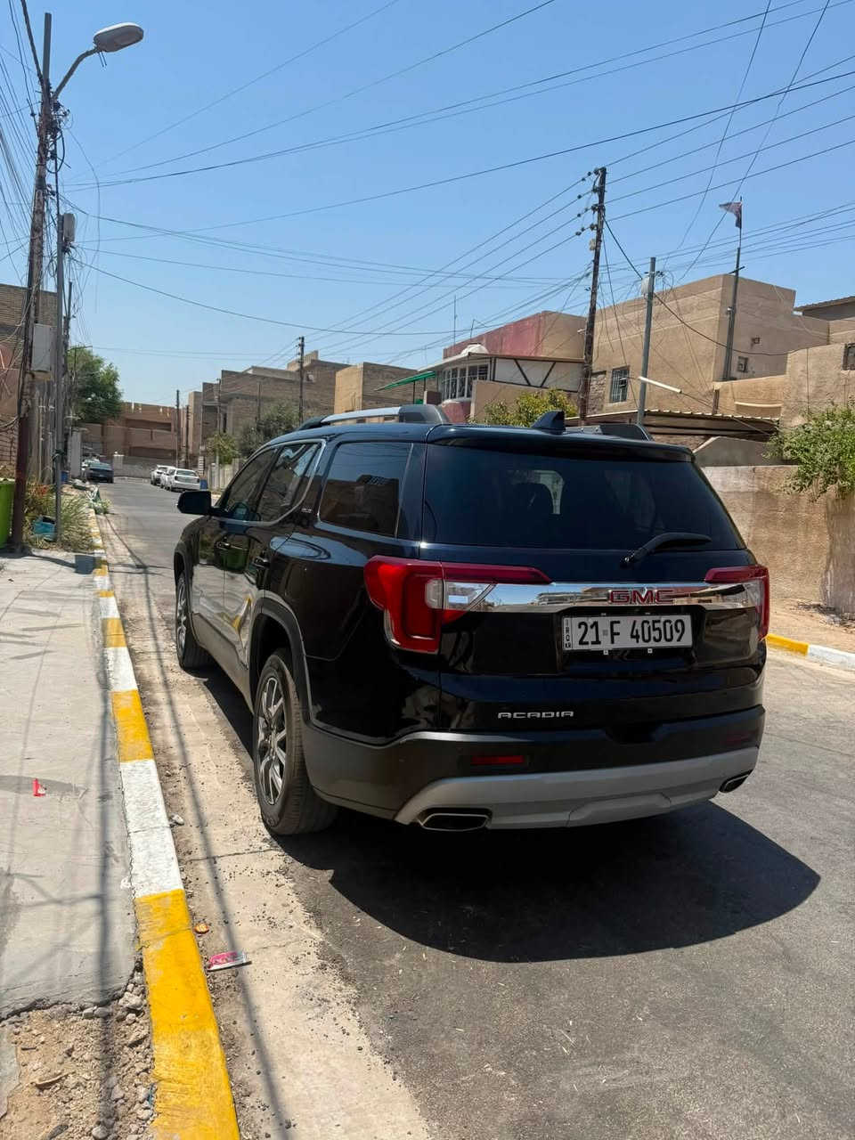 السلام عليكم حبايب
جمسي اكاديا بيع سريع
ماشيه ١١٥ كير محرك كفاله ونظيفة وسعر يجنن
حادث بسيط مثل مموضح 
رقم سليمانيه ٧ راكب بصمة اربع بيبان حجم محرك ٢٠٠٠ تيربوا
السعر ١٧٠$
للاستفسار ‭***********‬
