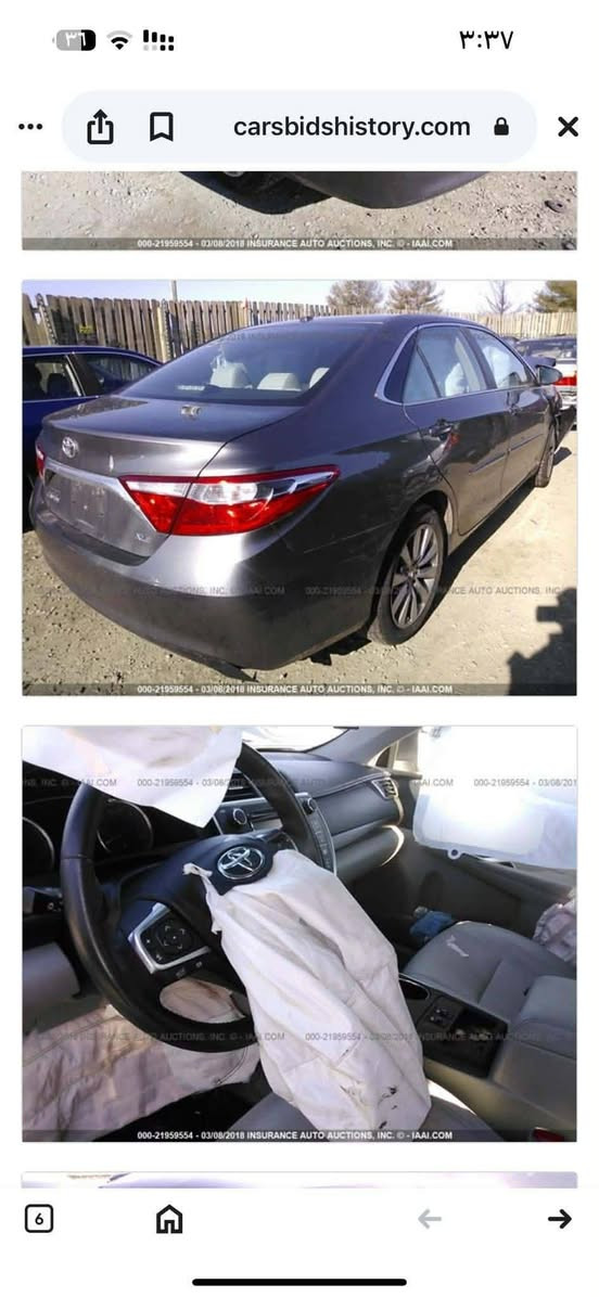 مكلف بلنشر كامري للبيع موديل 2016 مواصفات  XLE باسمي ثلاث قطع جاملقات وبونيد وبيه تنقيص فول ومواصفات تبريد تدفئه بلكشانه بصمهه سياره جاهزة
رقم سليمانية دولي جديدة تحويل مباشر سيارة جاهزة 
مكاني الزويه بيع نقد فقط السعر 135 
***********
