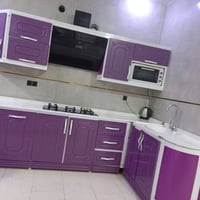 كاونتر مطبخ • ٣م+١٫٢٠م • سطح مرمر