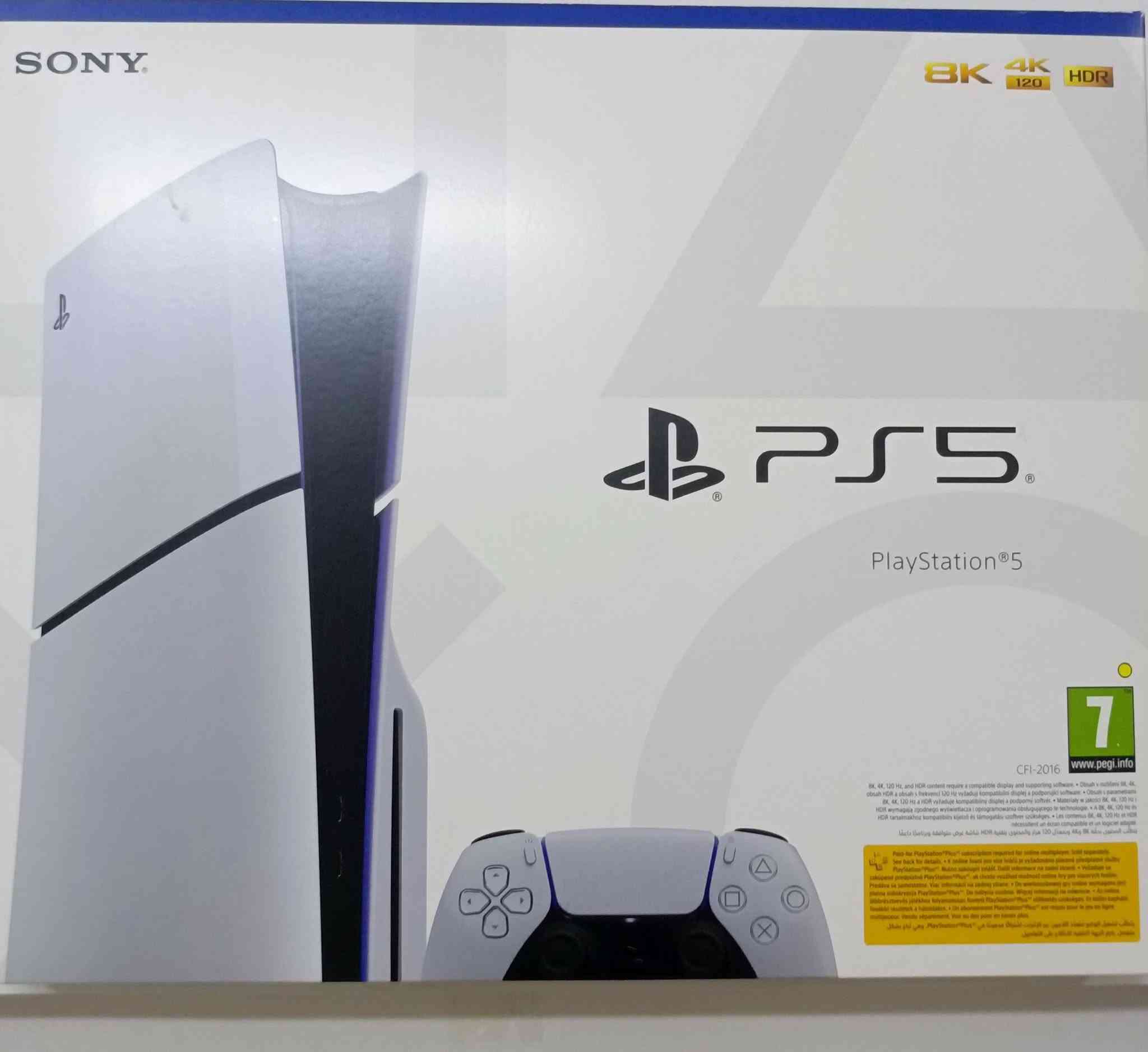 سلام علیکم
PS5 slim

بلي ستيشن 5 سلم اخو جديد مستعمل 3 اشهر لون ابيض وياية جوستك فايف وجوستك مال فور عدد 2 يعني 3 جوستكات وياية 3 أقراص كول اوف ديوتي بلاك اوبس 3 كول اوف ديوتي

GTA5

لعبات نسخ فور

لسعر 775 بي مجال بسيط جدا

مكان بغداد

*********** رقمي

